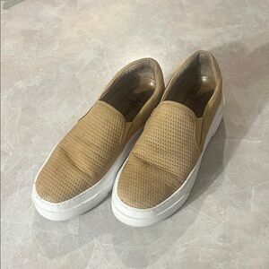 J‎ Slides Tan Slip-On Sneakers